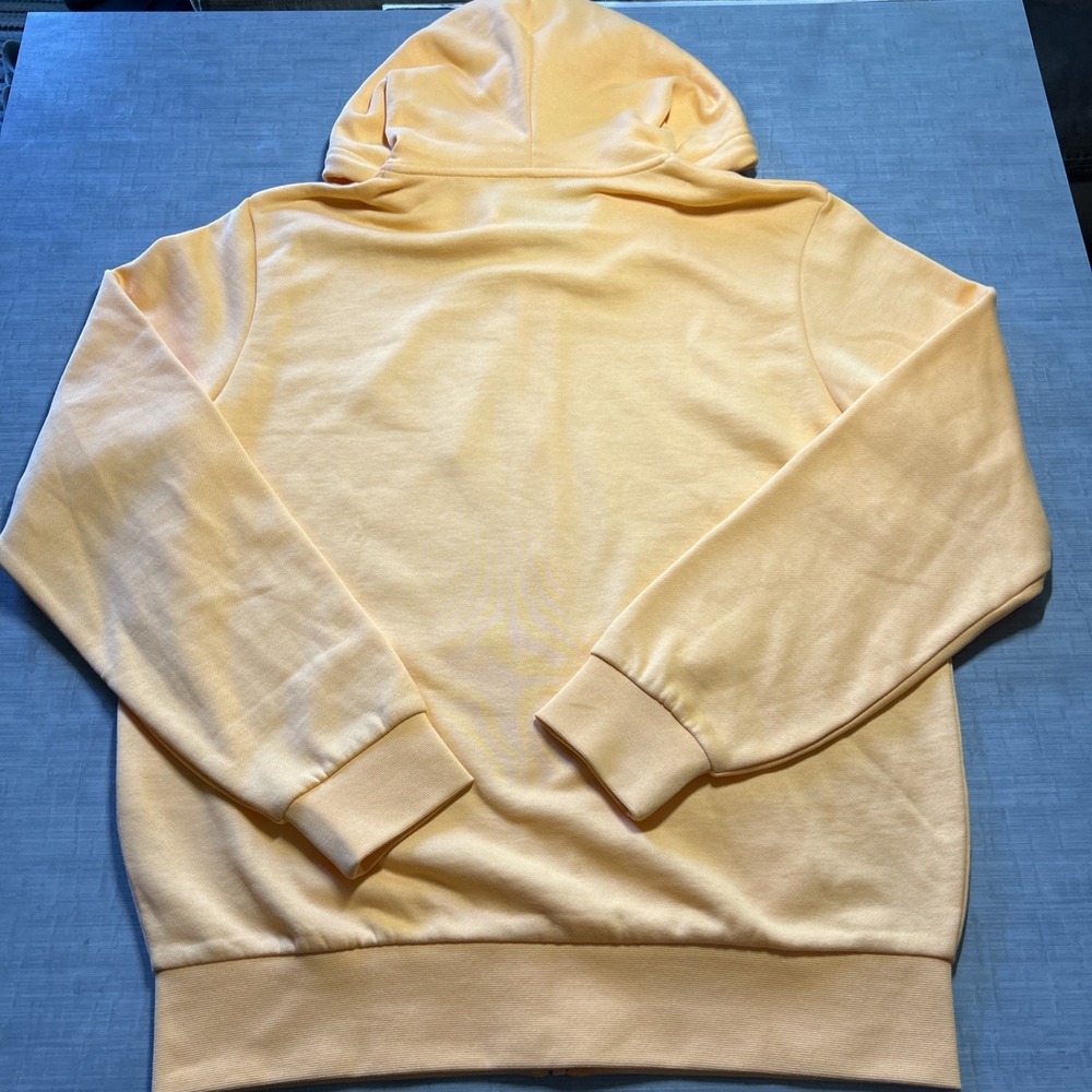 Lacoste Full Zip Hoodie Jacket Classic Fit Men's Size Medium Peach Orange - Picture 5 of 8